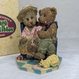 FIRST LOVE - Cottage Collectibles by Ganz Bear Figurine 1995 Vintage w/ Box